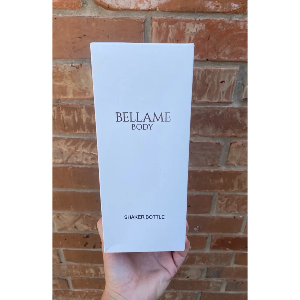 Bellame Body Shaker Bottle White - Picture 2 of 6